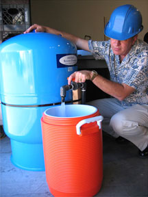 water filling station filter